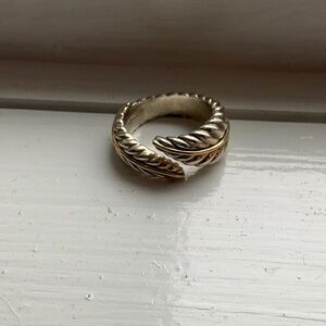 Tiffany gold/sterling ring